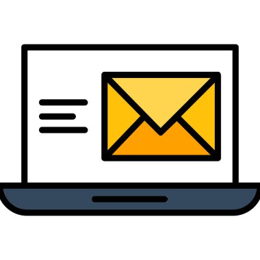 posta simgesi, vektör illüstrasyonu