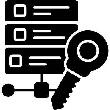 Arama Veri simgesi, vektör çizimi