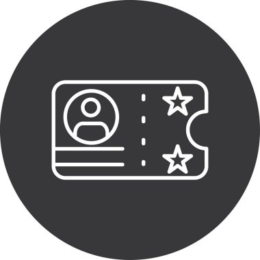 Kart simgesi vektör illüstrasyonu