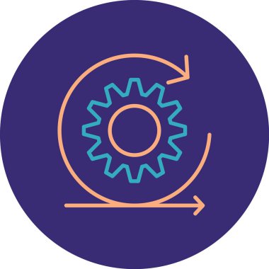 seo modern simgesinin vektör illüstrasyonu