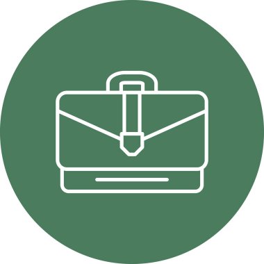 vektör evrak çantası simgesi illüstrasyonu