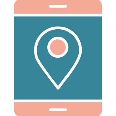 Yer düz vektör simgesi