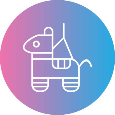 Modern b 'nin vektör illüstrasyonu köpek simgesinden yoksun