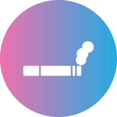 Vektör sigara simgesi, illüstrasyon