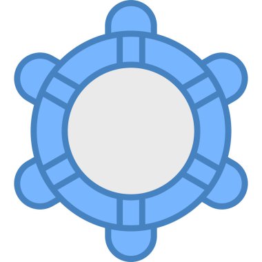 Çiçek süsleme simgesi - özet biçimi