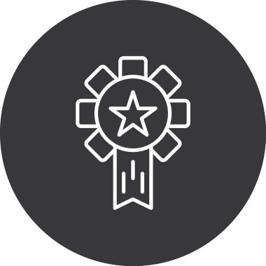 yıldız vektör simgesi modern basit illüstrasyon