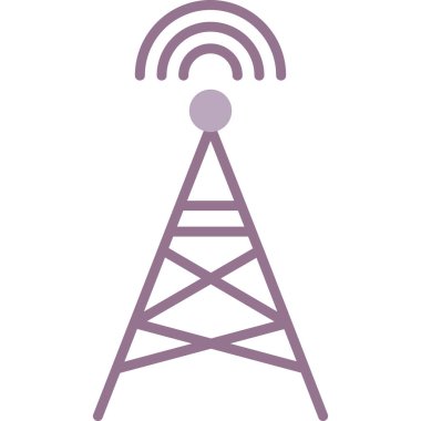 anten kulesi ikon vektör çizimi