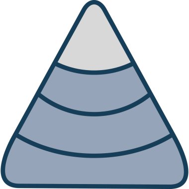 Üçgen. Web simgesi basit illüstrasyon