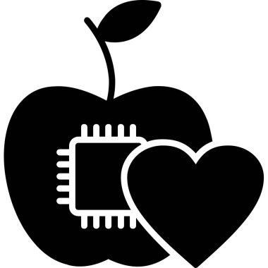 Elmanın vektör illüstrasyonu