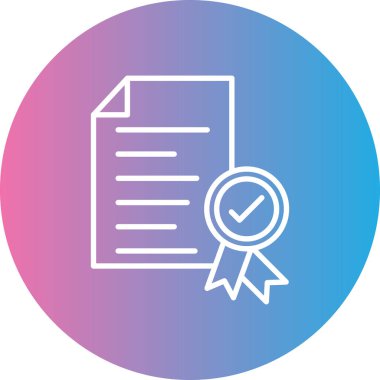 Belge simgesinin vektör illüstrasyonu