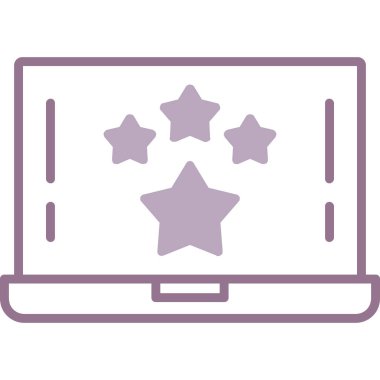 yıldız simgesiyle bilgisayar ekranı