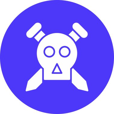 Robot simgesinin vektör illüstrasyonu