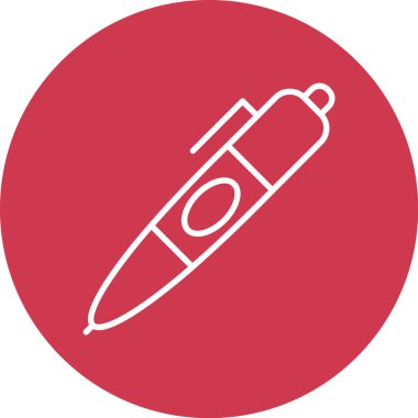Kalem. Web simgesi basit illüstrasyon