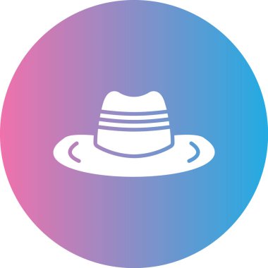 Şapka simgesi vektör illüstrasyonu