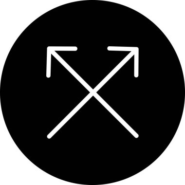 ok simgesi vektör illüstrasyonu