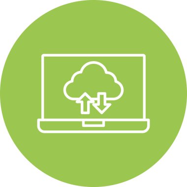 Bulut hesaplama. Web simgesi