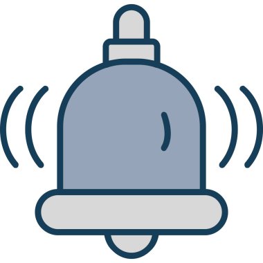 Çan simgesi vektör illüstrasyonu