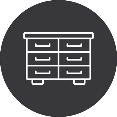 Kabine vektör simgesi modern basit vektör illüstrasyonu