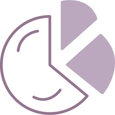 Pasta grafiği grafik vektör simgesi