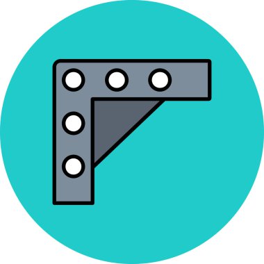 Modern b 'nin vektör illüstrasyonu eksik simgesi