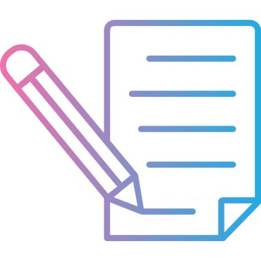 Belge. Web simgesi basit illüstrasyon