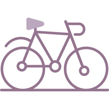 Bisiklet. Web simgesi basit illüstrasyon