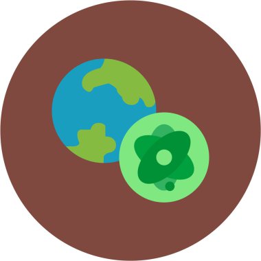 Dünya simgesinin vektör illüstrasyonu