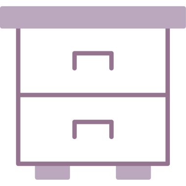 Dolap. Web simgesi basit tasarım