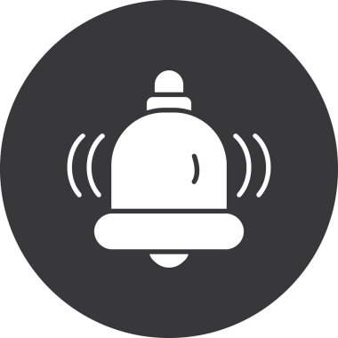 çalar saat simge vektör çizim