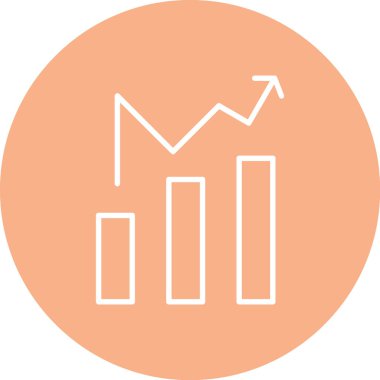 grafik ikonu vektör illüstrasyonu