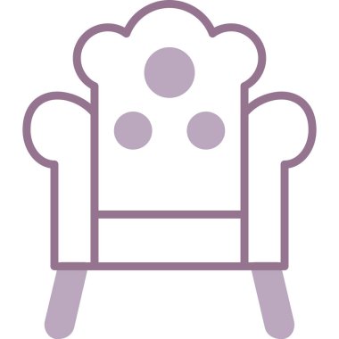 Koltuk. Web simgesi basit tasarım