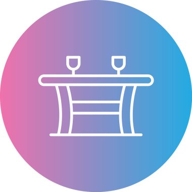 çubuk simgesi vektör illüstrasyonu