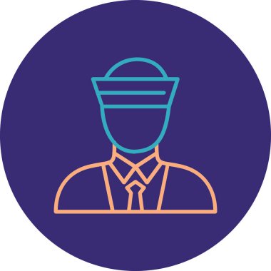 Yüz maskesi takan eşsiz bir adam.