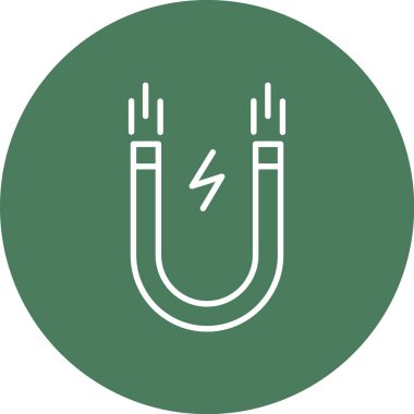 mıknatıs simgesi vektör çizimi