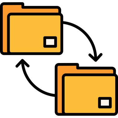 veri aktarım vektör simgesi