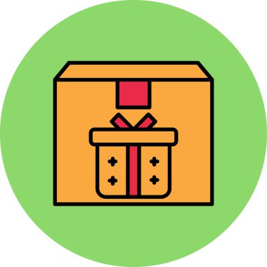 Burada. Web simgesi basit illüstrasyon