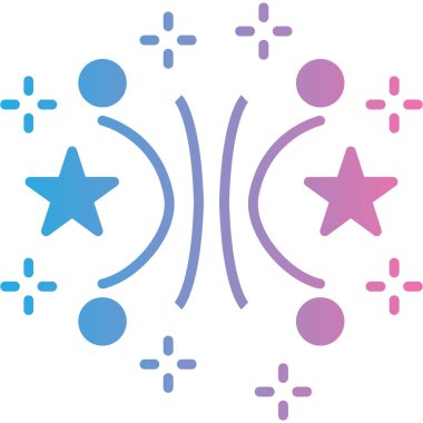 Yıldız simgesi vektör illüstrasyonu