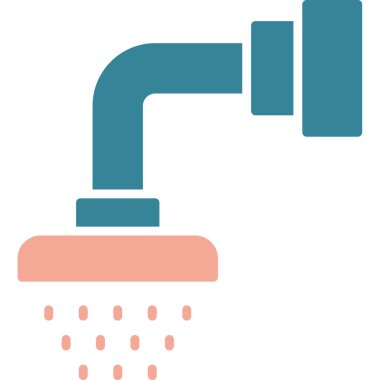 Su musluğu vektör simgesi. biçim taslak semboldür, düz bir sembol, yuvarlak açılar, beyaz arkaplan