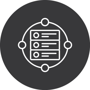 seo modern simgesinin vektör illüstrasyonu