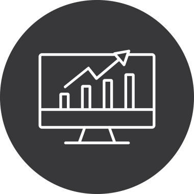 seo modern simge vektörünün vektör illüstrasyonu