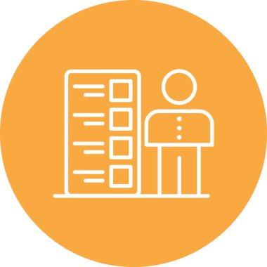 İş ve finans simgesinin vektör illüstrasyonu