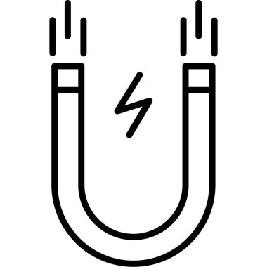 mıknatıs simgesi vektör çizimi