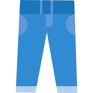 Pantolon. Web simgesi basit illüstrasyon