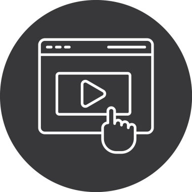 Seo simgesinin vektör illüstrasyonu