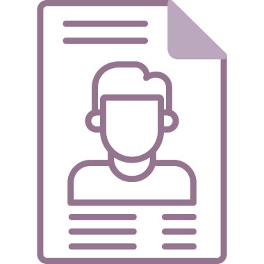 kullanıcı profili simgesi, vektör illüstrasyonu