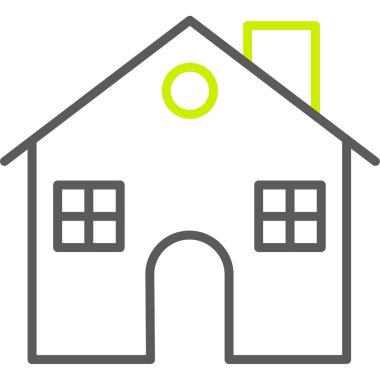 ev simgesi vektör illüstrasyonu