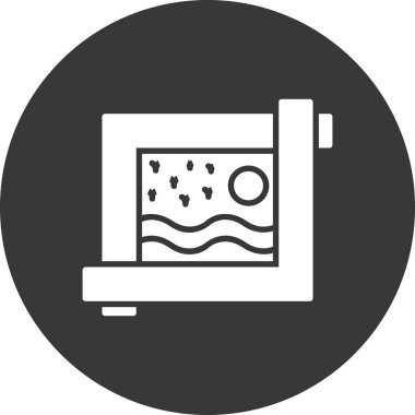 Yaşam şamandırası simgesinin vektör çizimi