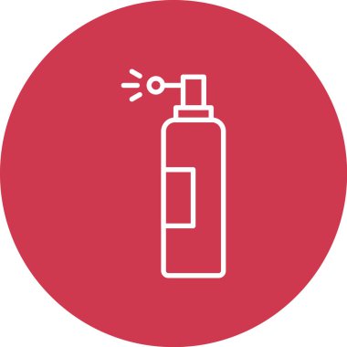Moda biçimi izole edilmiş arkaplanda sprey simgesi