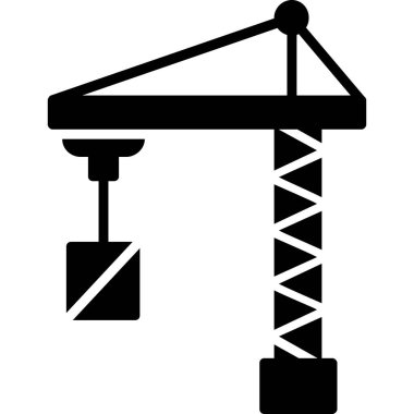 Turna inşaat vektör simgesi