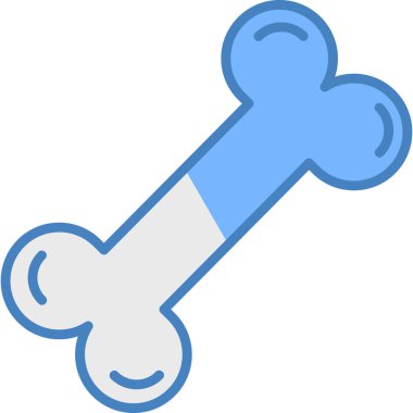 Hayvan kategorisinde kemik köpek hayvan ikonu